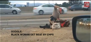 BLACK WOMAN GETS BEAT BY CHPS
